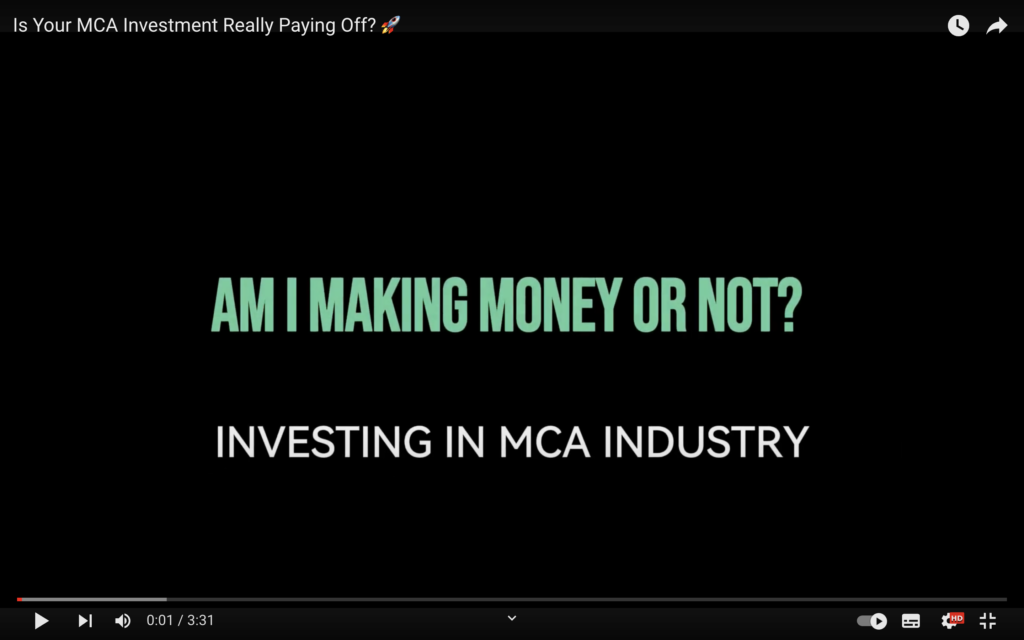 Is Your MCA Investment Really Paying Off?